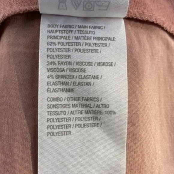 LOGO Lounge Light Mauve Tunic. EUC - Picture 5 of 5